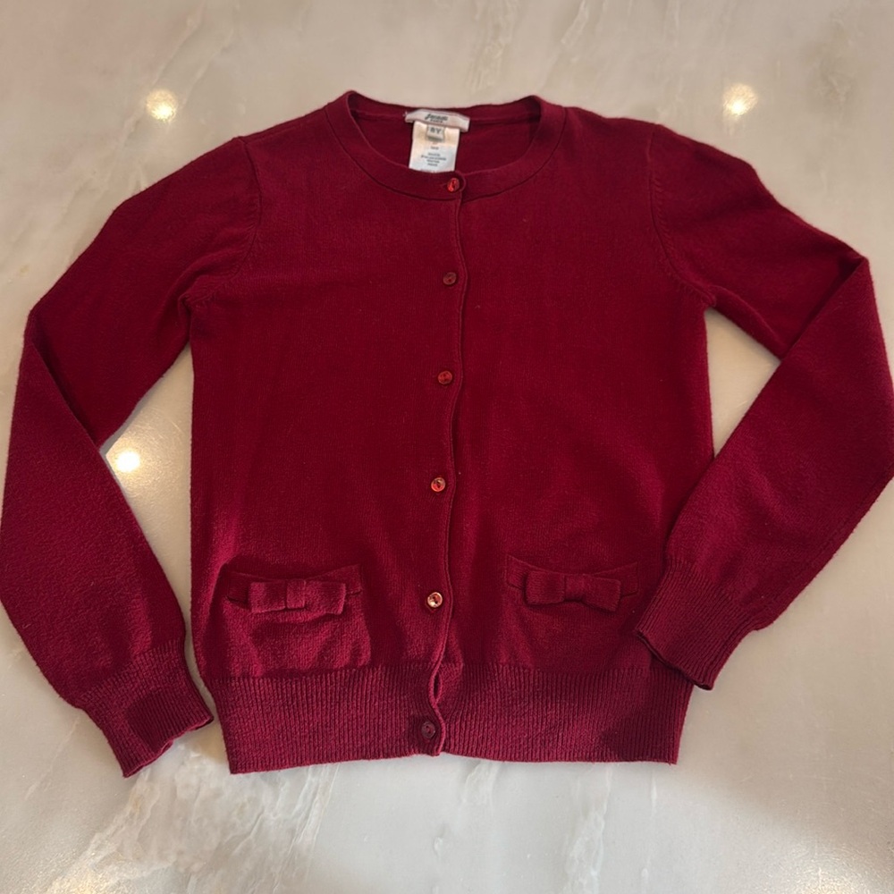 Jacardi Paris Girls Sweater, red, size 8y
